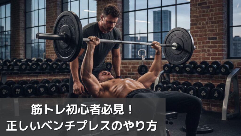 筋トレ初心者必見！正しいベンチプレスのやり方・重量設定・コツを解説 |